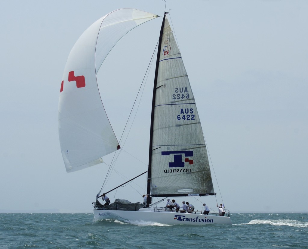 Transfusion under spinnaker © Alaine Neilson /RQYS http://www.rqys.com.au/